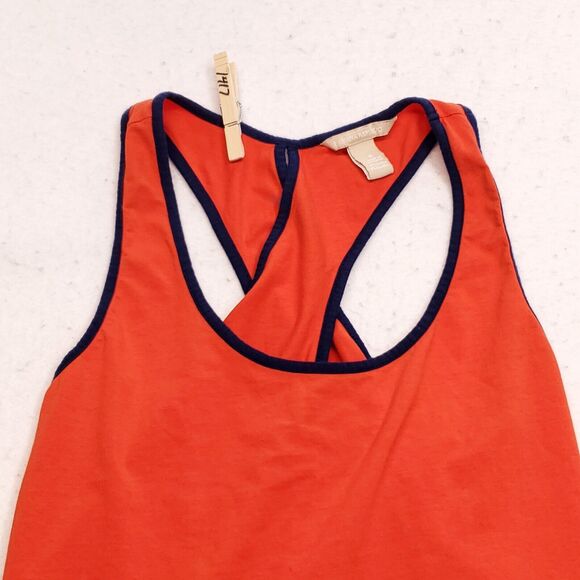 Banana Republic Tops - Banana Republic Pullover Casual Tank Top Shirt Womens Size Small S Orange Blue